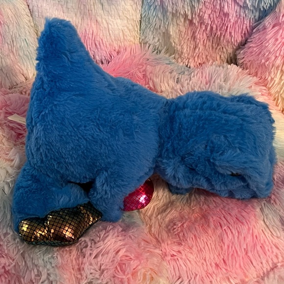 You’re MAGICAL Blue Dinosaur with Shiny Heart and Toes 11”x11” Stuffed Animal - Picture 9 of 11